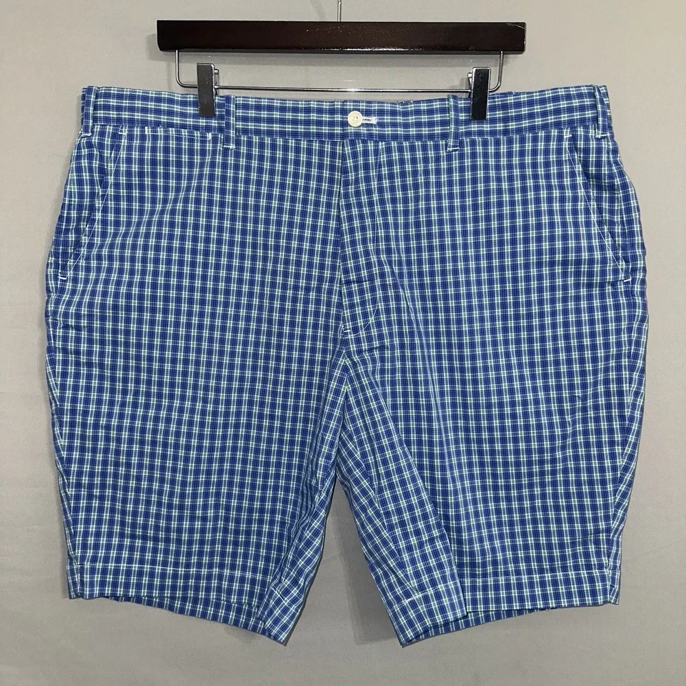 Polo Golf Ralph Lauren Plaid Chino Shorts Preppy Casual Mens Size 40‎ (Fits 41)